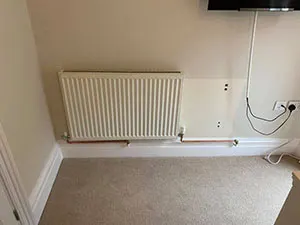 Picture of Radiator replacement work carried out by C R Plumbing