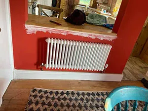 Picture of Radiator replacement work carried out by C R Plumbing