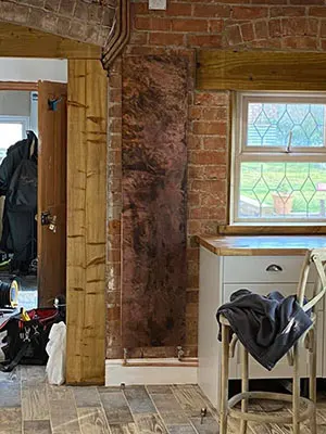 Picture of Radiator replacement work carried out by C R Plumbing